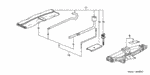 83853S73000 - Interior/Bumper: BOLT, ANCHOR for Honda Image