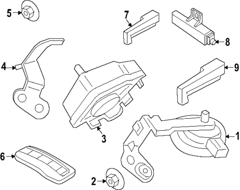 Keyless Entry Components for 2024 Porsche Cayenne #0