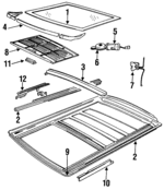 4856664 - Body: Cover for Chrysler: Imperial, New Yorker | Jeep: Grand Cherokee, Grand Wagoneer Image