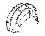9J1810969A - : Wheelhouse Liner for Porsche: Taycan Image