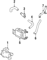 F22013225A - : Hose for Mazda: 626, MX-6 Image