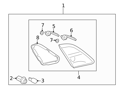Backup Lamps for 2011 Mazda 6 #0