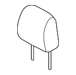 7191033C50A0 - Body: Headrest for Lexus: ES300h, ES350 Image