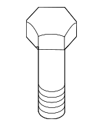 LYG500350 - Engine: Motor Mount Bolt for Land Rover: LR3, LR4, Range Rover Sport Image