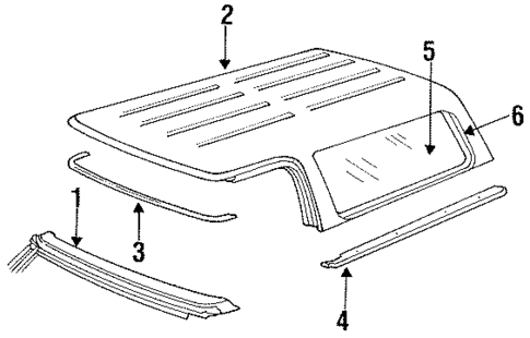Top & Components for 1993 Dodge Ramcharger #0