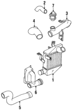 MB906450 - : Inter-Cooler for Mitsubishi: Eclipse Image