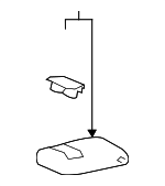 82180TXMA61ZB - Body: Armrest Assembly for Honda: Insight Image