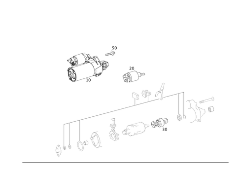 Starter for 2018 Mercedes-Benz AMG&reg; GT S #0