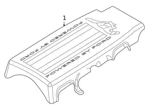 Engine Appearance Cover for 2007 Ford Mustang #0