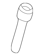 B25D881G9A80 - Body: Headrest Guide for Mazda: 626, MPV Image