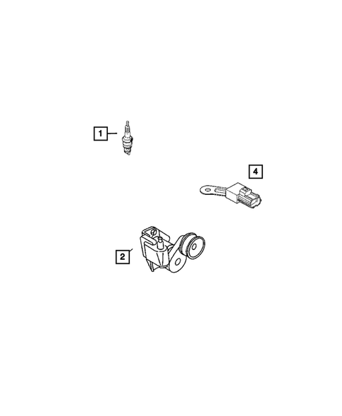 Spark Plugs-Cables-Coils for 2004 Dodge Durango #0