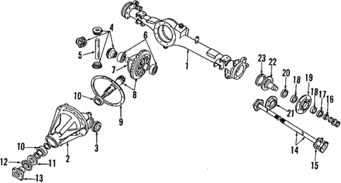 Propeller Shaft for 1995 Land Rover Defender 90 #0
