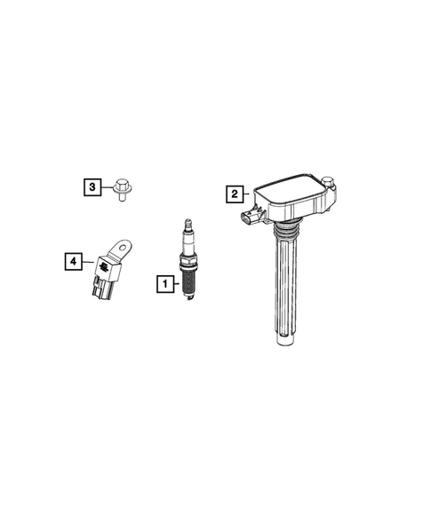 Ignition - Spark Plugs, Cables, Coils, and Glow Plugs for 2019 Jeep Wrangler #0