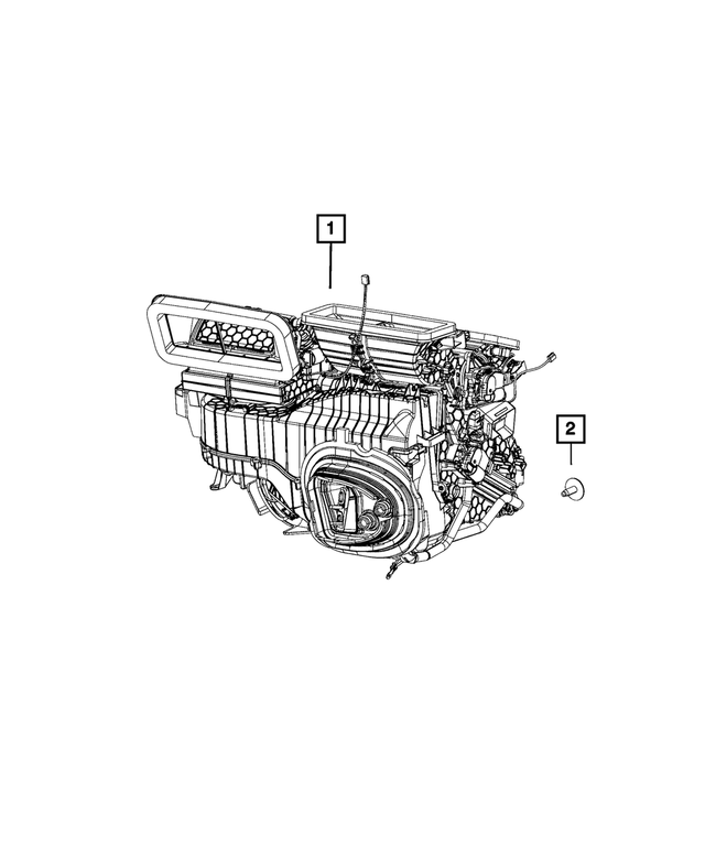 68245097AA - : Heater And A/C Unit for Mopar Image