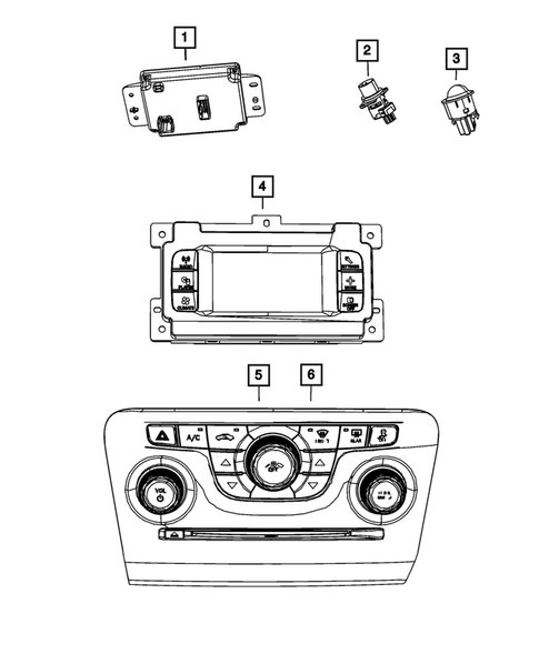Air Conditioner and Heater Controls for 2014 Chrysler 300 #0