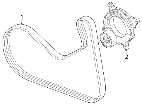 Belts & Pulleys for 2026 BMW 740i #0