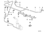 61668360185 - : Center Hose for BMW Image