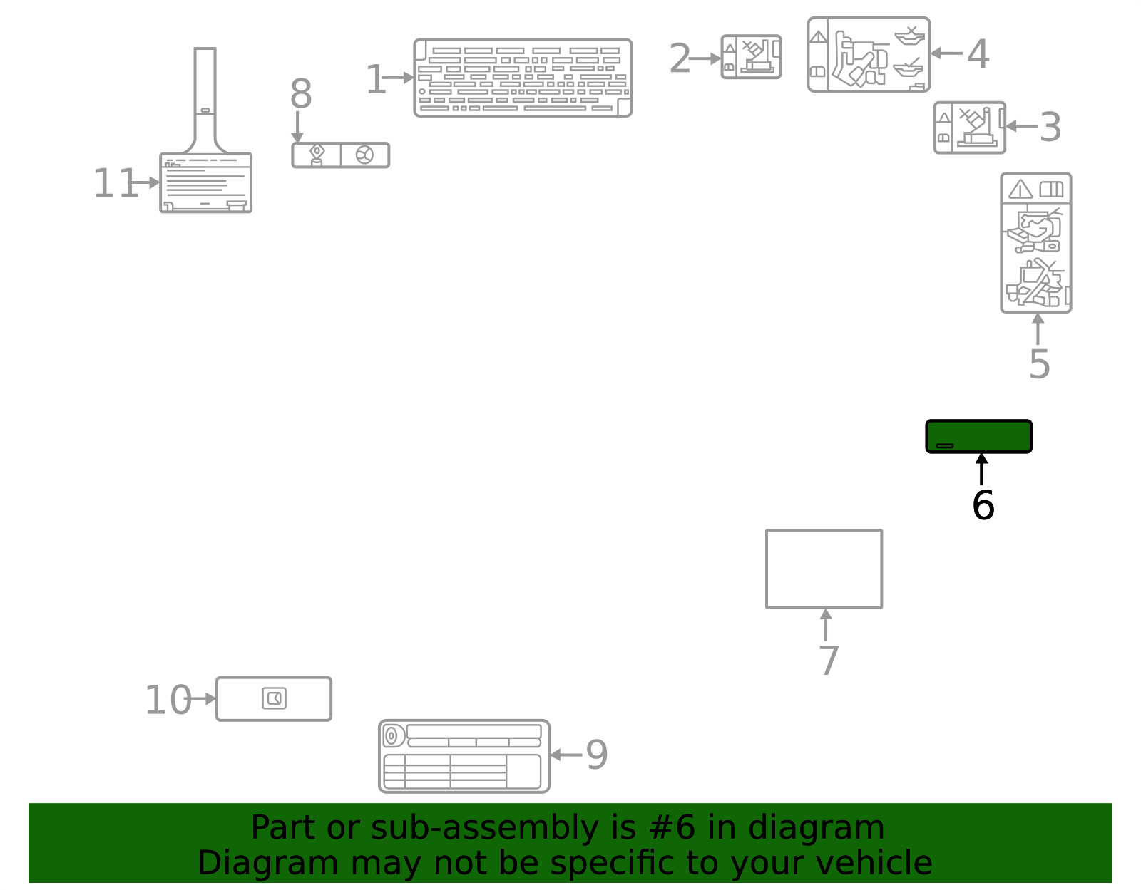 2023-2026 GM Fuse Block Caution Label 85114017 GM | GMPartsDirect.com