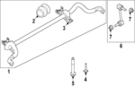 32346661 - Suspension: Stabilizer Bar for Volvo Image