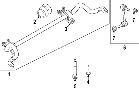 Stabilizer Bar & Components for 2025 Volvo EX90 #0