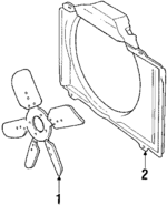 15699836 - Belts &amp; Cooling: Engine Cooling Fan Clutch Blade for GM Image