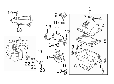 Air Intake for 2009 Mazda 5 #0