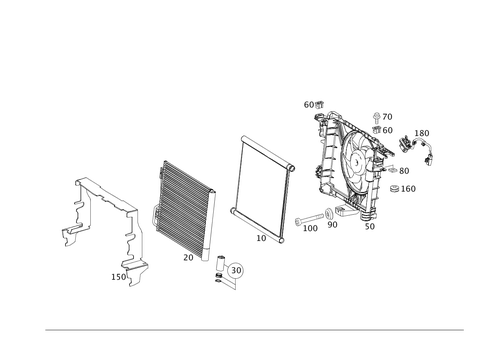 Radiator, Mounting, and Covering for 2016 Smart Fortwo #0