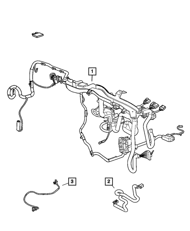 « 5084179AE –  : Panneau D`instruments Cablage pour Mopar Image »