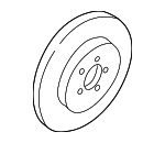 1771044 - Brakes: ACDelcoâ„¢ Rotor for Buick: Century, LaCrosse, Regal, Riviera | Chevrolet: Impala, Monte Carlo, Venture | Oldsmobile: Alero, Intrigue | Pontiac: Grand Am, Grand Prix, Montana Image