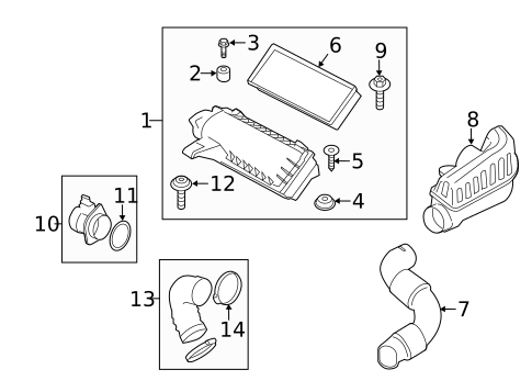 Air Intake for 2014 Mini Cooper Countryman #1