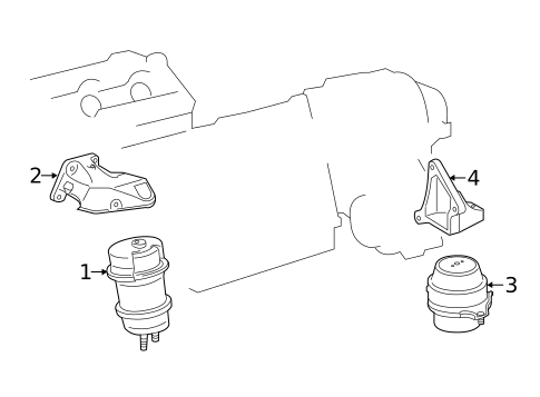 Engine & Trans Mounting for 2024 Lexus IS300 #1