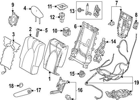 Second Row Seats for 2025 Lexus TX500h #2