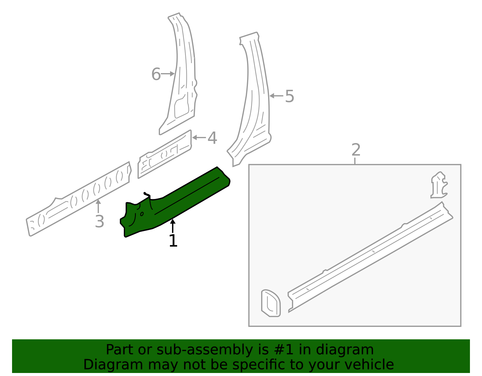 SU003-01252 - Rocker Panel 2013-2020 Toyota | Longo Toyota Parts