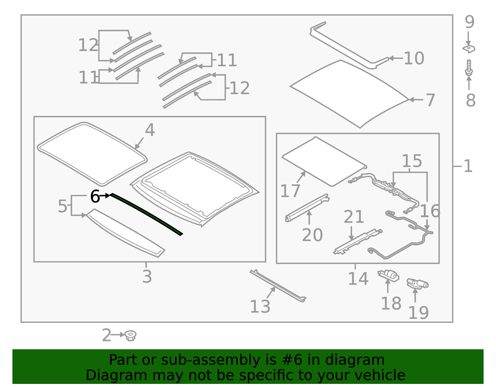 81624-J3000 - High-Quality Sunroof Seal for 2019-2021 Hyundai ...