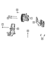 6509154AA - Steering: Hex Flange Head Bolt for Mopar Image