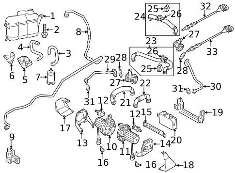 Emission Components for 2016 Audi A8 Quattro #0