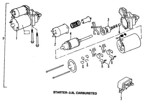 Starter for 1984 Jeep Wagoneer #0