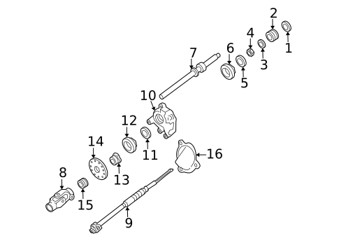 Shaft & Internal Components for 2019 Ford E-450 Super Duty #0