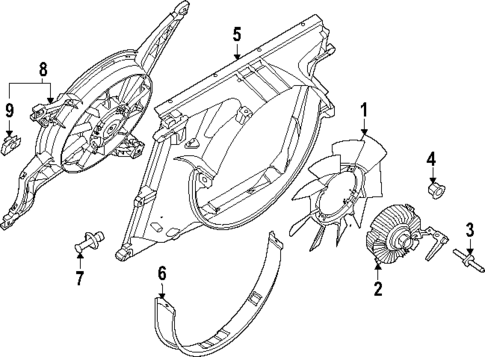 Cooling Fan for 2023 Ford F-250 Super Duty #0