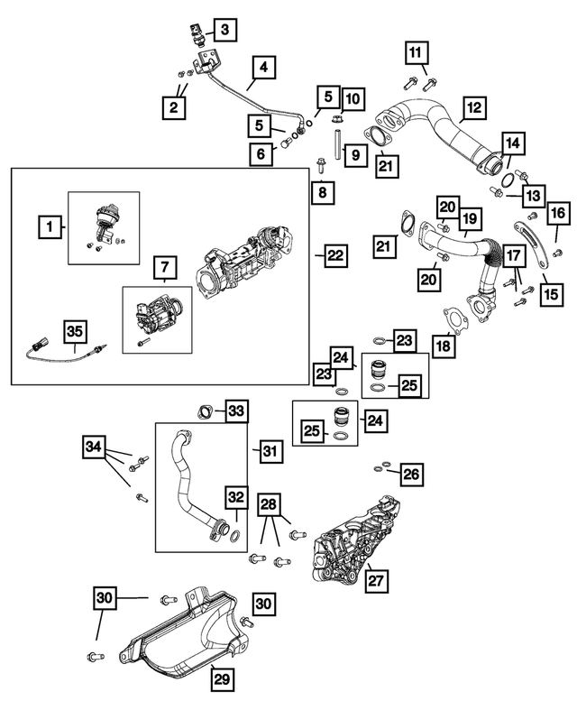 68651746AA - Emission Controls: Bolt for Mopar Image image