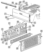 6506949AA - Body Sheet Metal Except Doors: Screw for Mopar Image
