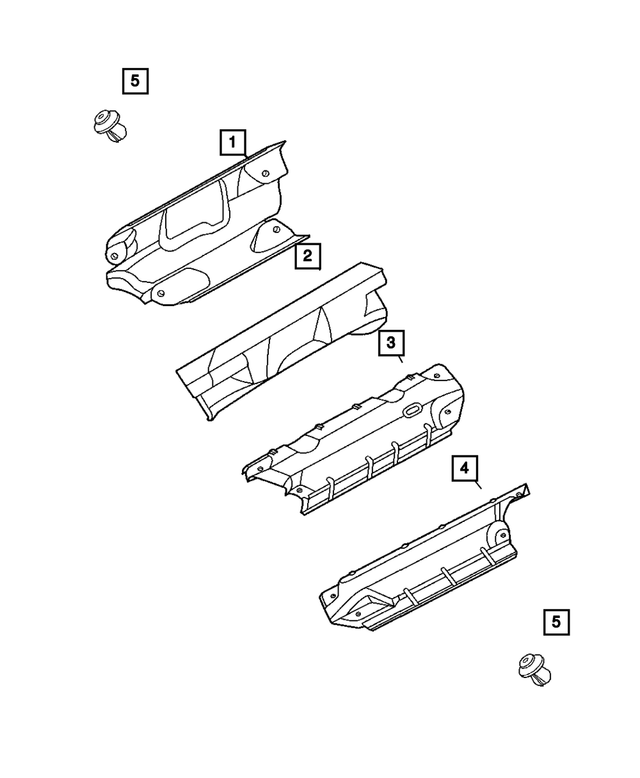 52013444AA - Fuel: Clip for Mopar Image