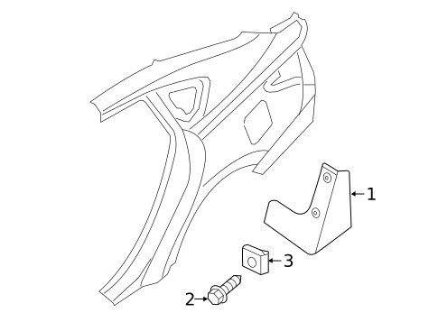 Exterior Trim - Quarter Panel for 2017 Nissan Altima #0