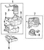 871500W010 - HVAC: Heater Assembly for Toyota Image image