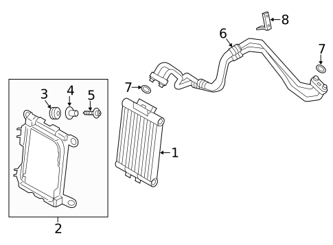 Oil Cooler for 2015 BMW 335i #0