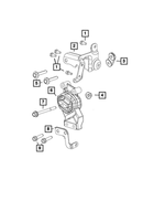 68158710AA - Engine: Wiring Bracket for Mopar Image