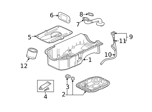 Engine Parts for 2004 Mitsubishi Endeavor #1