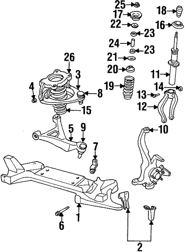 4584369AD - Suspension: Engine Cradle for Mopar Image