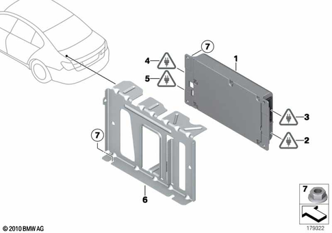 Mobile Telephone for 2010 BMW BMW ALPINA B7L #0