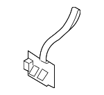 88341EA002 - Body: Folding Seat Latch for Nissan Image